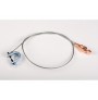 Antistatic Flexible Wire for bonding/grounding, with "C" clamp 5/8" and alligator clip 5/8", 3 ft.