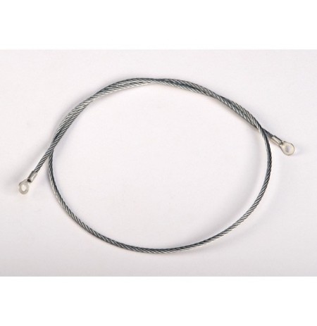 Antistatic Flexible Wire for bonding/grounding, with dual 1/4" terminals, 3 ft.