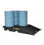 EcoPolyBlend™ Spill Control Pallet, 4 drum square, recycled polyethylene