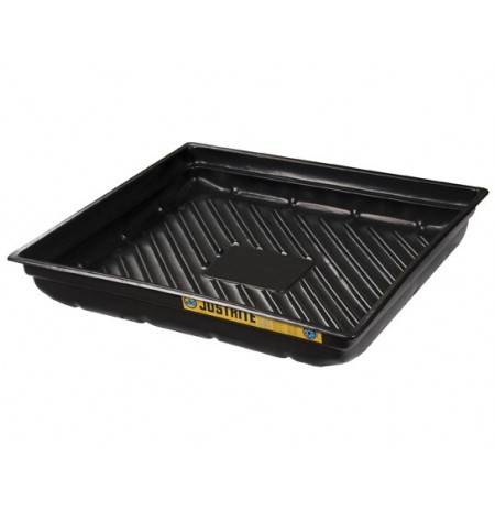 EcoPolyBlend™ Spill Tray, Dims 37-3/4"W x 34"D x 5-1/2"H, indoor or outdoor use, rigid poly, Black