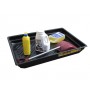 EcoPolyBlend™ Spill Tray, Dims 47-1/2"W x 23"D x 5-1/2"H, indoor or outdoor use, rigid poly, Black. 