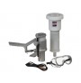 Aerosolv® Standard System for recycling aerosol cans, puncturing unit, filter, wire, and goggles.