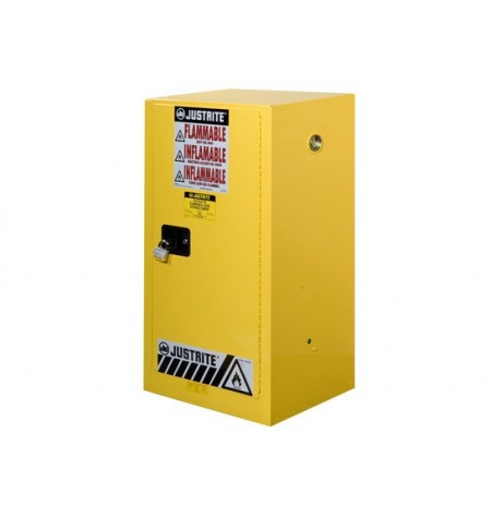Sure-Grip® EX Compac Flammable Safety Cabinet, Cap. 15 gallons, 1 shelf, 1 m/c door 