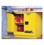 Sure-Grip® EX Undercounter Flammable Safety Cabinet, Cap. 22 gallons, 1 shelf, 2 m/c doors 