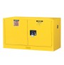 Sure-Grip® EX Wall Mount Flammable Safety Cabinet, Cap. 17 gallons, 1 shelf, 2 m/c doors