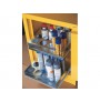 Sure-Grip® EX Benchtop Flammable Safety Cabinet, Cap. 24 aerosol cans, 2 drawers, 1 m/c door