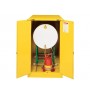 Sure-Grip® EX Horizontal Drum Safety Cabinet with Cradle Track, Cap. 55-gal. drum, 2 m/c doors