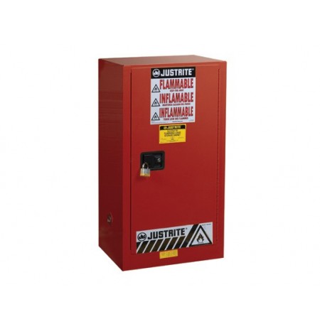 Sure-Grip® EX Combustibles Safety Cabinet for paint and ink, Cap. 20 gal, 2 shlves, 1 m/c door