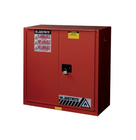 Sure-Grip® EX Combustibles Safety Cabinet for paint/ink, Cap. 40 gal., 3 shlvs, 1 bifold s/c door