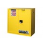 Sure-Grip® EX Combustibles Safety Cabinet for paint/ink, Cap. 40 gal., 3 shlvs, 1 bifold s/c door