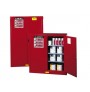 Sure-Grip® EX Combustibles Safety Cabinet for paint and ink, Cap. 60 gal., 5 shelves, 2 m/c doors