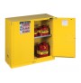 Sure-Grip® EX Flammable Safety Cabinet, Cap. 30 gallons, 1 shelf, 2 self-close doors 