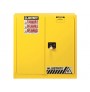 Sure-Grip® EX Flammable Safety Cabinet, Dims. 35"H, Cap. 30 gal., 1 shelf, 2 m/c doors 
