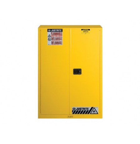 Sure-Grip® EX Flammable Safety Cabinet, Cap. 45 gallons, 2 shelves, 2 manual-close doors