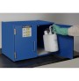 Wood laminate corrosives Countertop safety cabinet, Cap. six 2-1/2 liter bottles, 2 doors