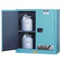 ChemCor® Corrosives/Acids Safety Cabinet, Cap. 30 gallons, 1 shelf, 2 manual-close doors