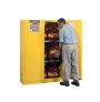 Sure-Grip® EX Flammable Safety Cabinet, Cap. 45 gallons, 2 shelves, 2 manual-close doors