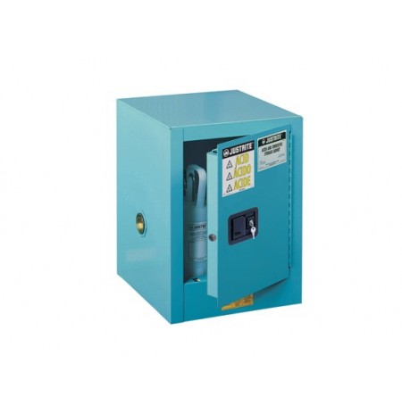 ChemCor® Countertop Corrosives/Acids Safety Cabinet, Cap. 4 gallons., 1 shelf, 1 m/c door