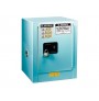 ChemCor® Countertop Corrosives/Acids Safety Cabinet, Cap. 4 gallons., 1 shelf, 1 s/c door
