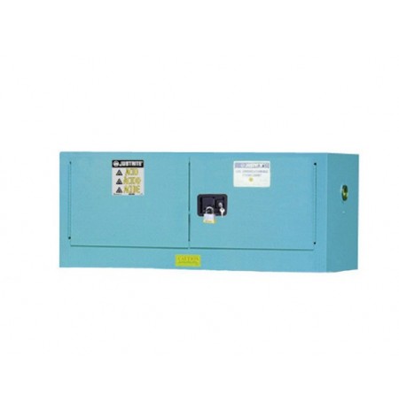 ChemCor® Piggyback Corrosives/Acids Safety Cabinet, Cap. 12 gallons, 2 manual-close doors