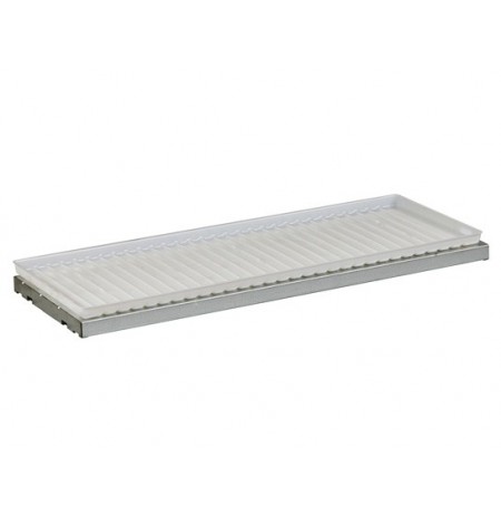 SpillSlope® Steel Shelf with polyethylene Tray for 17/30/45-gallon (43"W) safety cabinets.