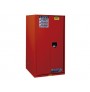Sure-Grip® EX Flammable Safety Cabinet, Cap. 60 gallons, 2 shelves, 2 manual-close doors