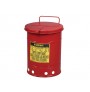 Oily Waste Can, 10 gallon (34L), hand-operated cover