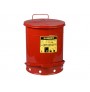 Oily Waste Can, 14 gallon (52L), foot-operated self-closing cover 