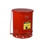Oily Waste Can, 21 gallon (80L), foot-operated self-closing SoundGard™ cover