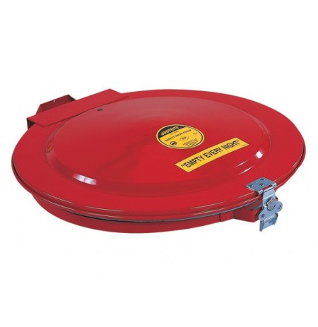 Drum Cover with Vent and Gasket for 55-gallon (200L) drum, manual-close, steel 