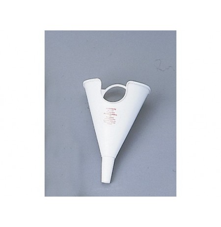 Funnel for pouring fits poly Safety Cans 14065 and 14160, White polyethylene