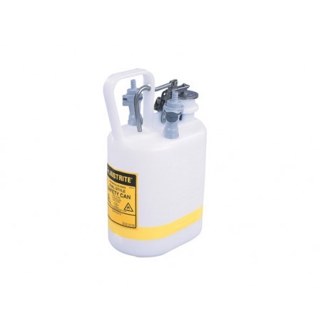 Oval Quick-Disconnect Disposal Can, polypropylene fittings for 3/8" tubing, 1 gallon, poly