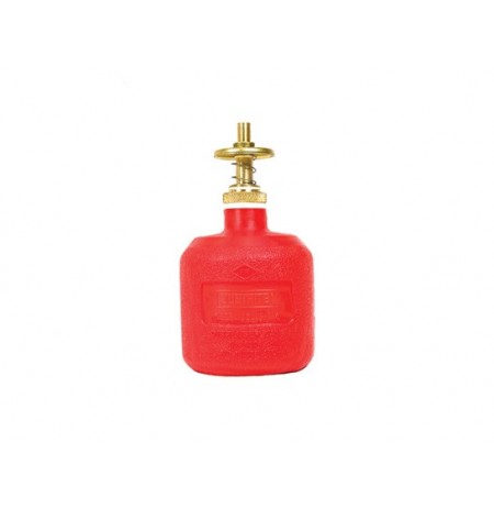 CAN, DISPENSER, 8OZ, POLY, RED