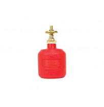 CAN, DISPENSER, 8OZ, POLY, RED