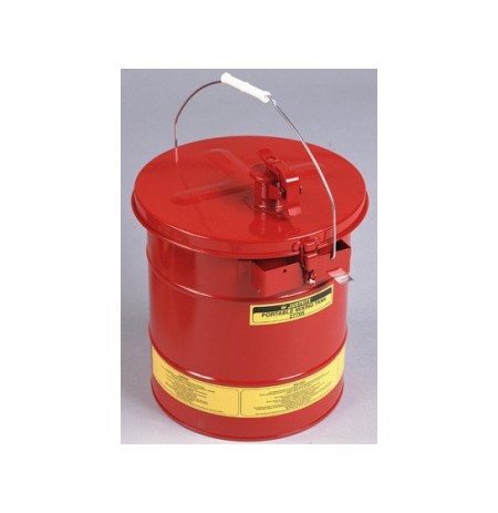 Portable Mixing Tank, 5 gal (19L), removable cover w/flame arrester, bonding tab, Steel