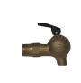 Brass Control Flow Lab Safety Faucet, 3/4" NPT bung