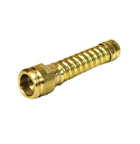 Flexible Hose Extension for drum faucet No. 08902 or 08910, 3-1/4" long, brass