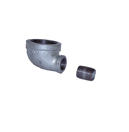 Cast-iron EL Fitting for Mounting Drum Vent No. 08101 or 08005 in 3/4" End Drum Opening